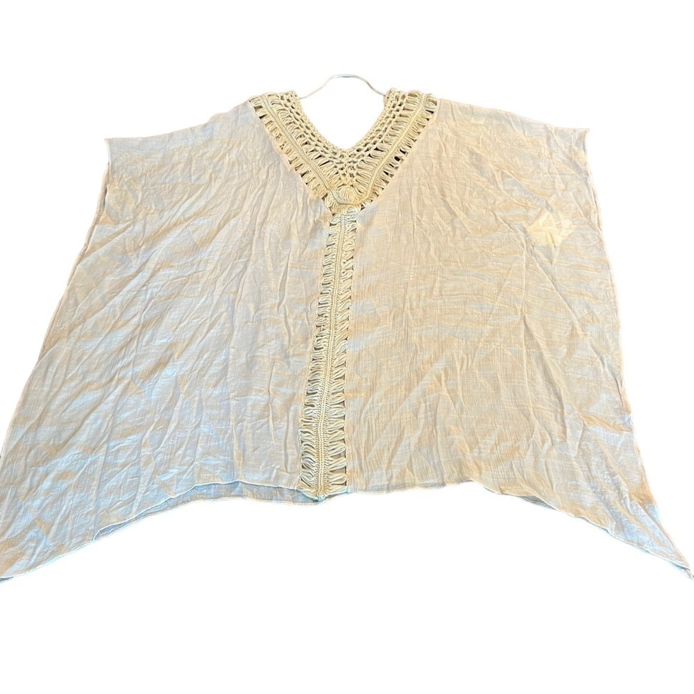 Altar’d State Boho Crocheted Natural Swim Cover Up Size Small NEW NWT